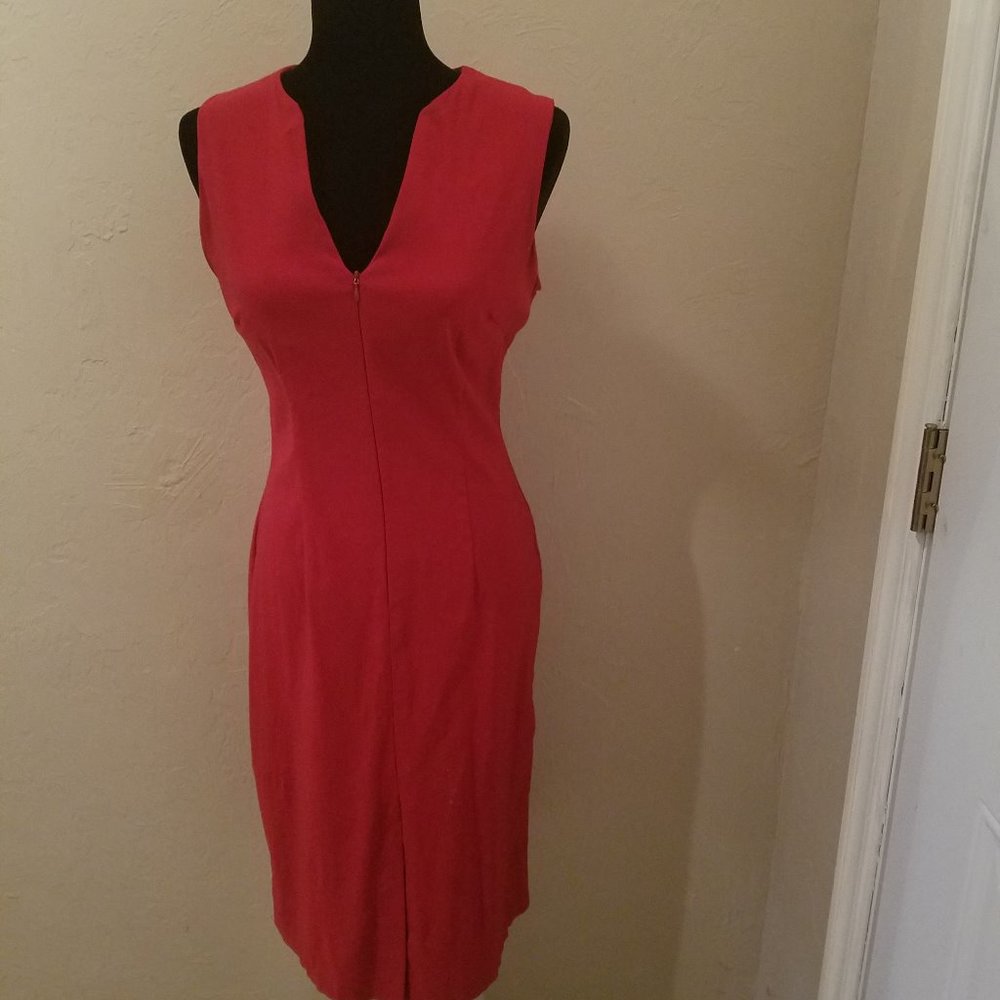 Red spanex dress